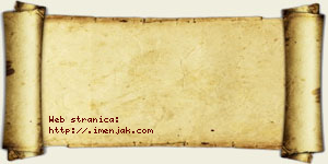 Kristina Pejčinović vizit kartica